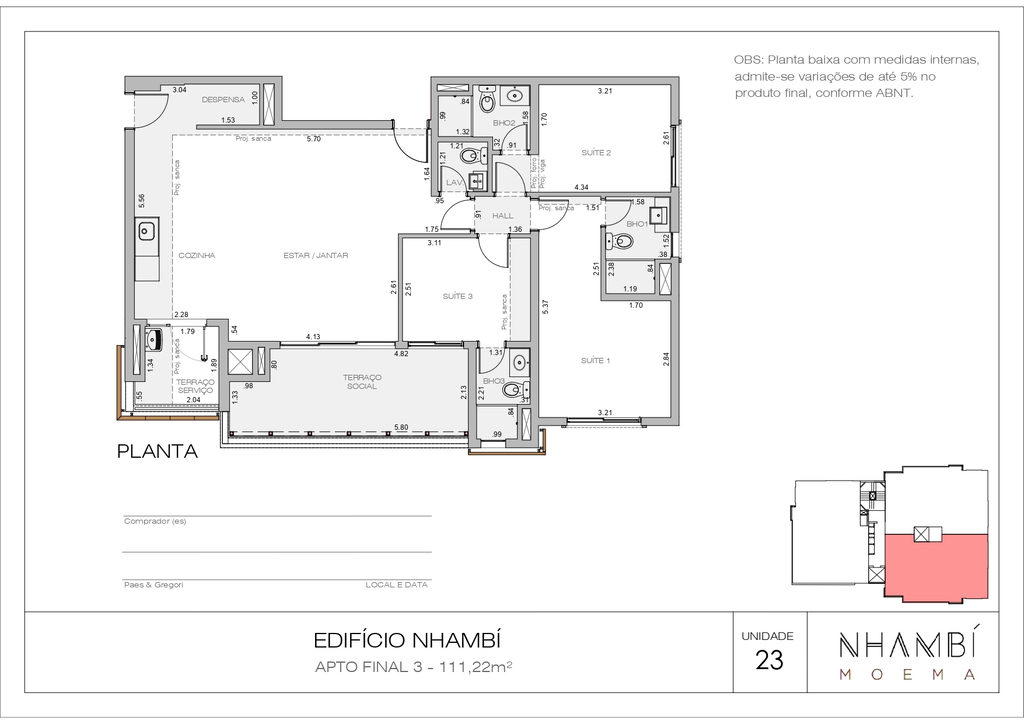 Apartamento, 3 quartos, 121 m² - Foto 13