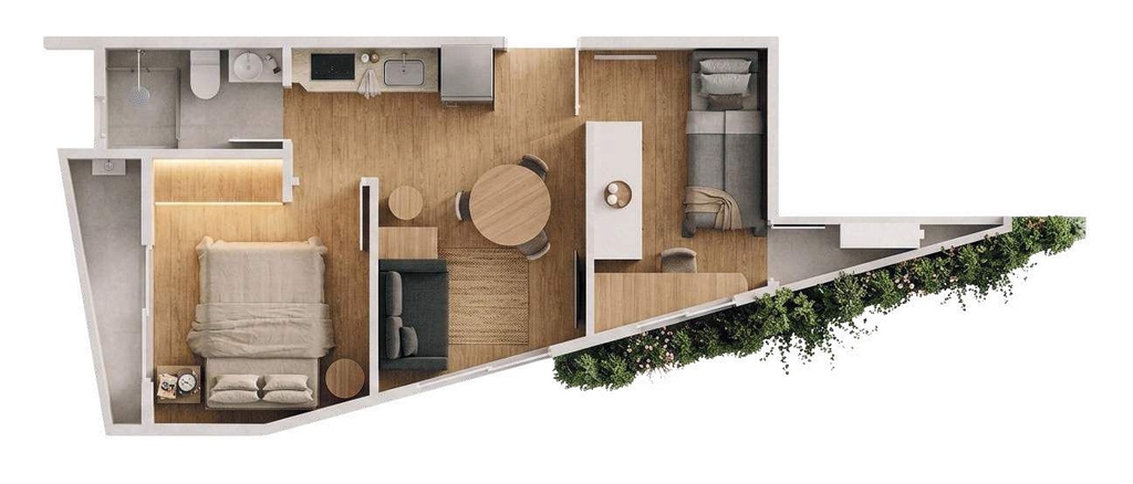 Apartamento, 2 quartos, 51 m² - Foto 16