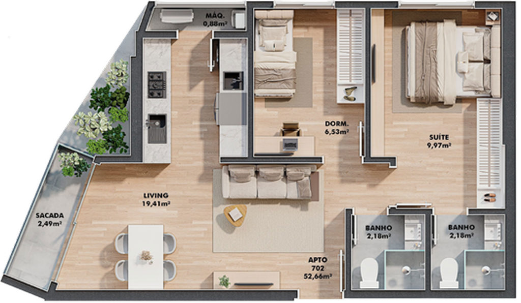 Apartamento, 1 quarto, 30 m² - Foto 43