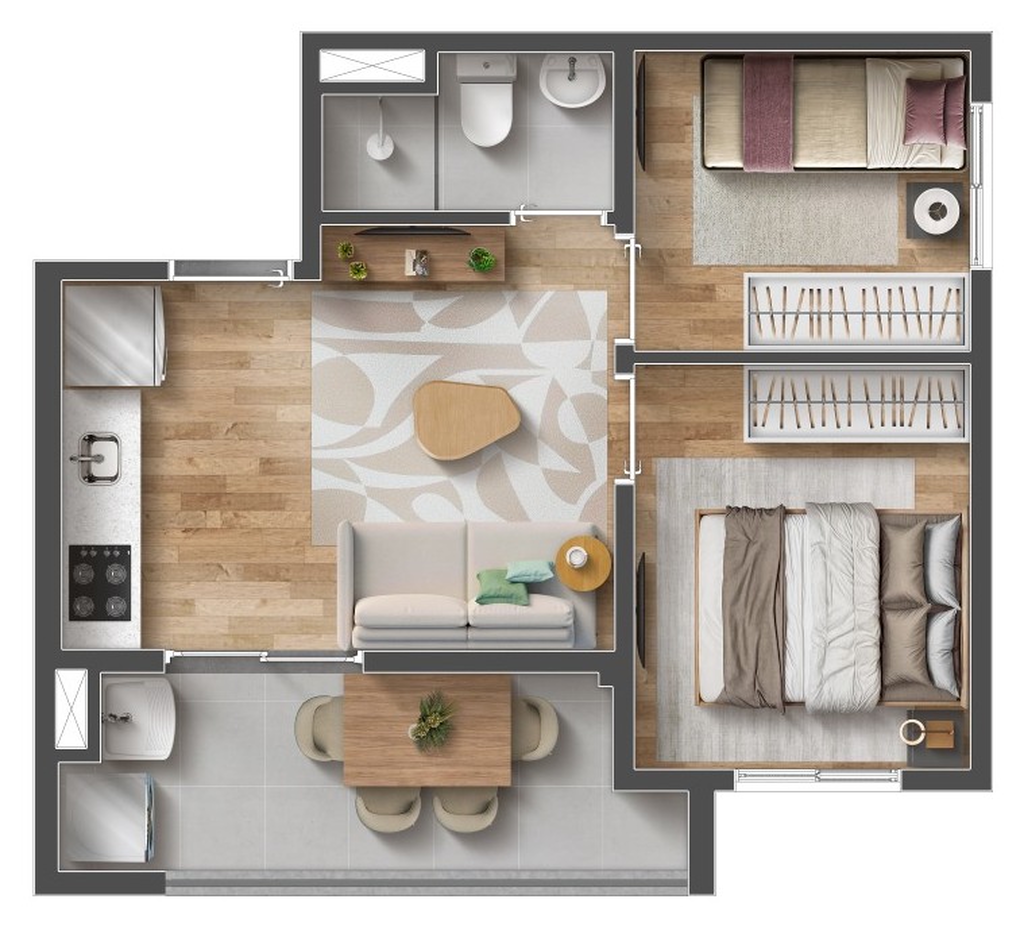 Apartamento, 1 quarto, 27 m² - Foto 31