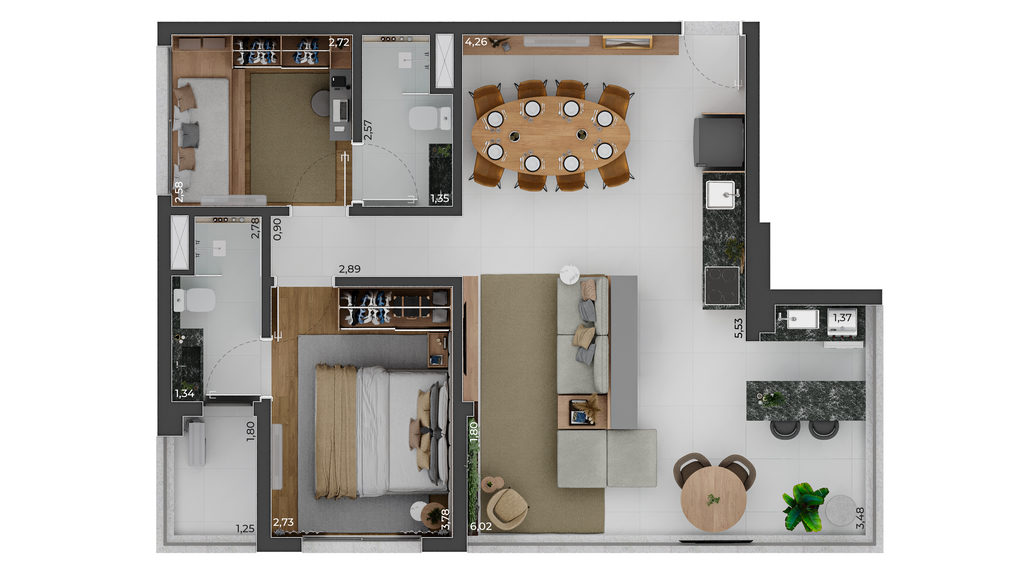 Apartamento, 2 quartos, 80 m² - Foto 31