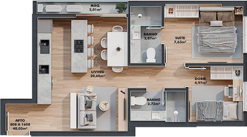 Apartamento, 1 quarto, 30 m² - Foto 39