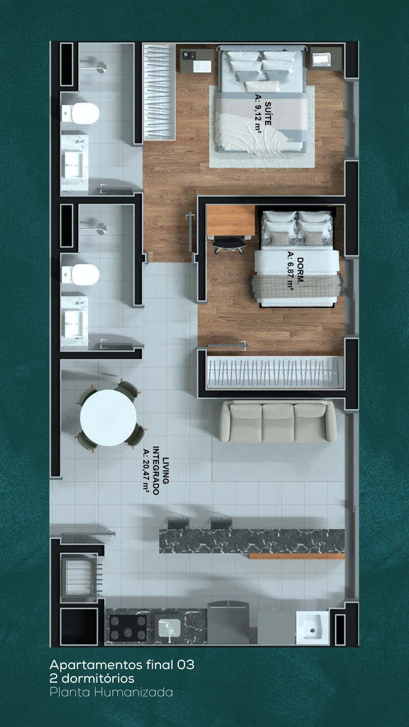 Apartamento, 2 quartos, 83 m² - Foto 17