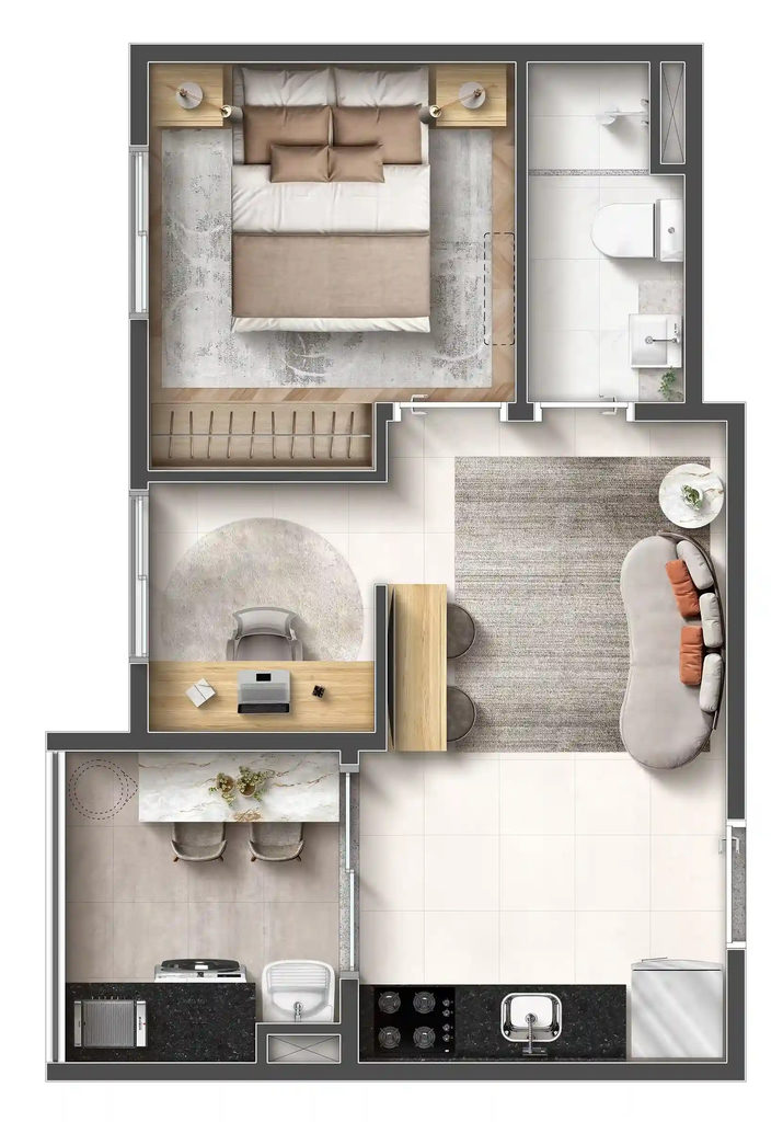 Apartamento, 2 quartos, 49 m² - Foto 20