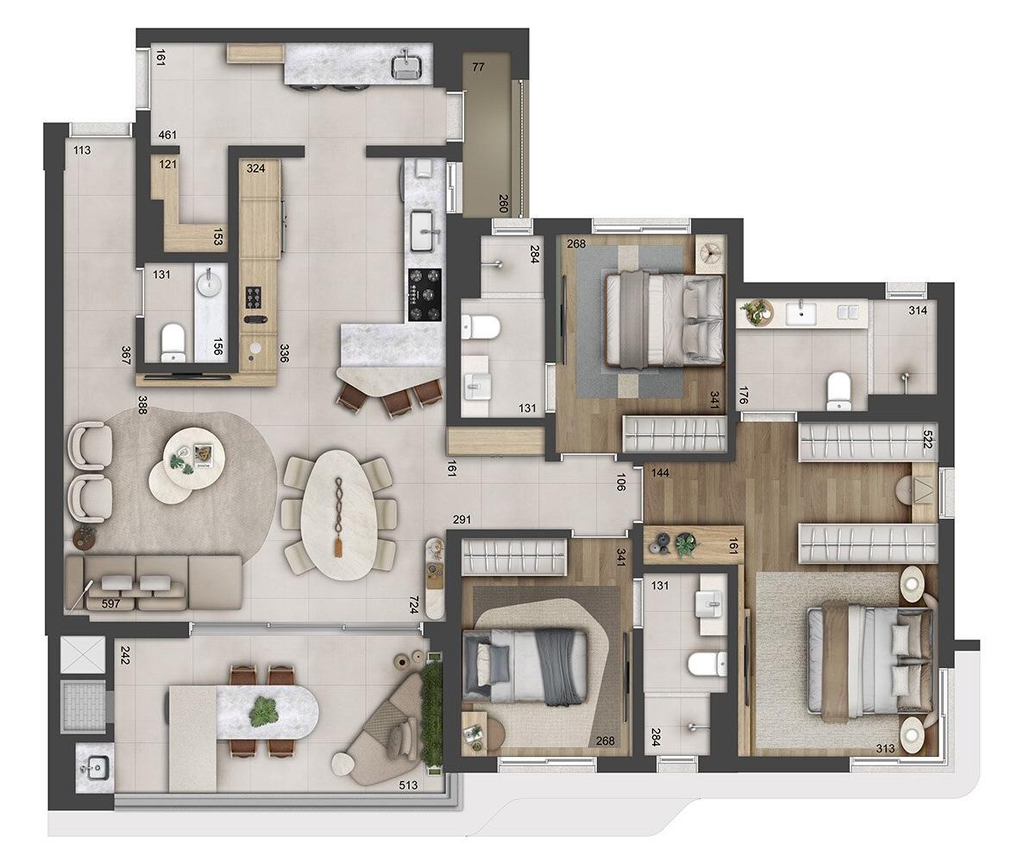 Apartamento, 3 quartos, 115 m² - Foto 16