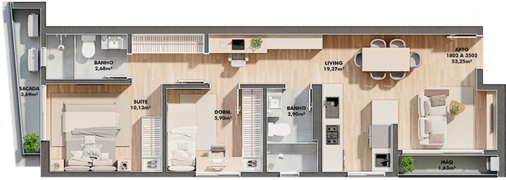 Apartamento, 1 quarto, 30 m² - Foto 47