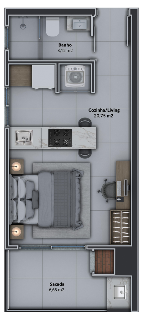 Apartamento, 2 quartos, 81 m² - Foto 54