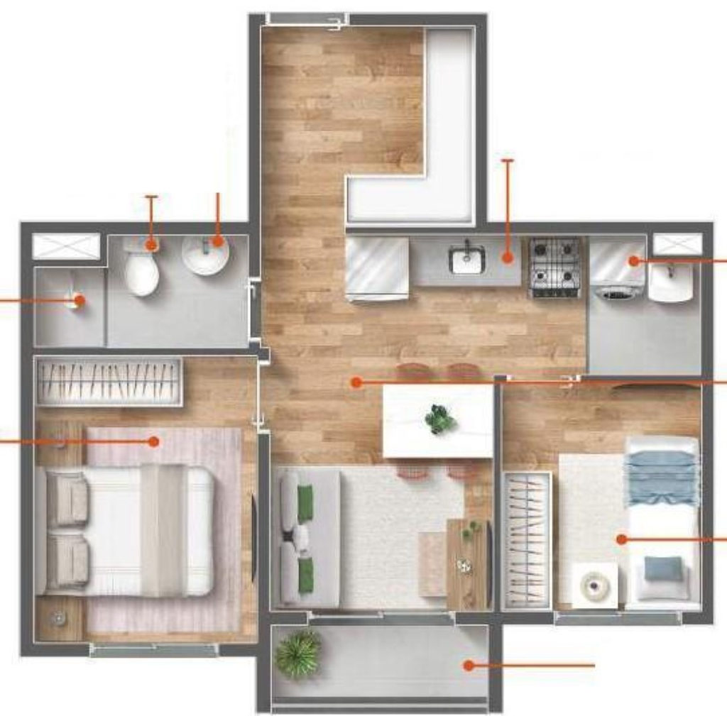 Apartamento, 2 quartos, 31 m² - Foto 24