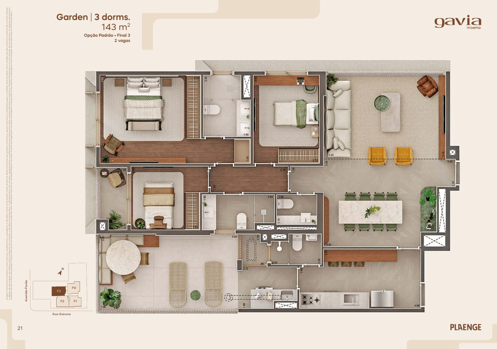 Cobertura, 1 quarto, 149 m² - Foto 27