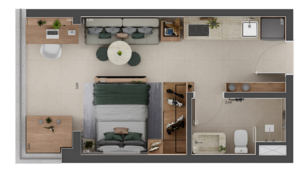 Apartamento, 2 quartos, 80 m² - Foto 32