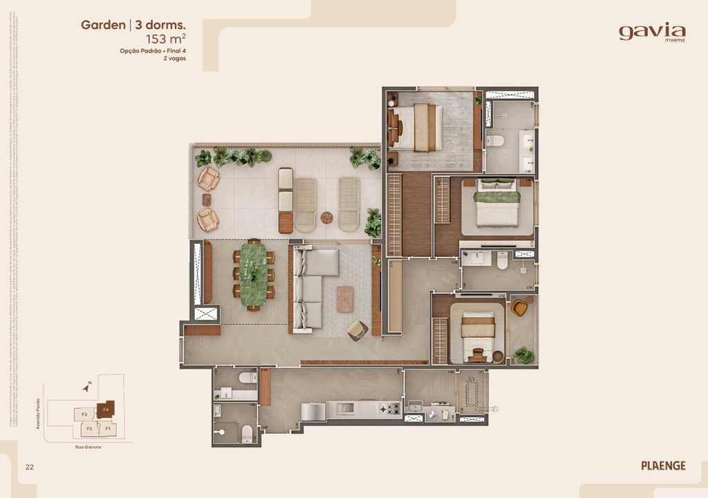 Cobertura, 1 quarto, 149 m² - Foto 26