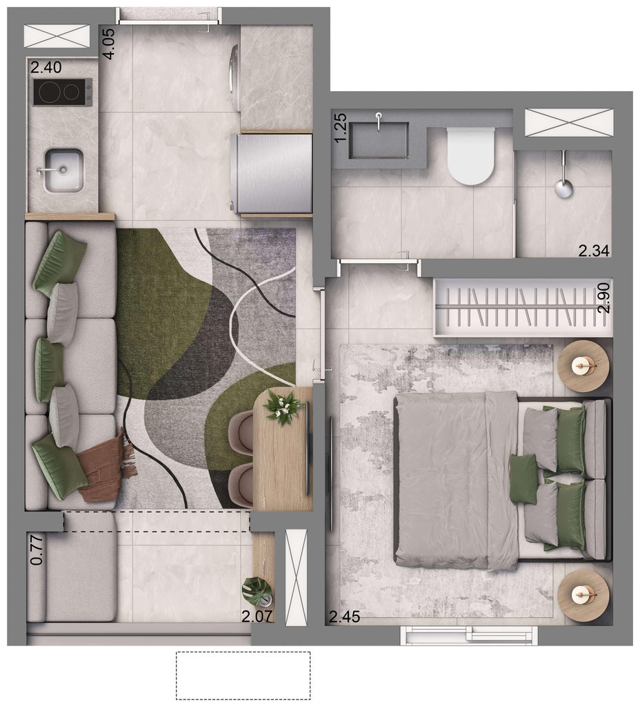 Loja-Salão, 24 m² - Foto 18
