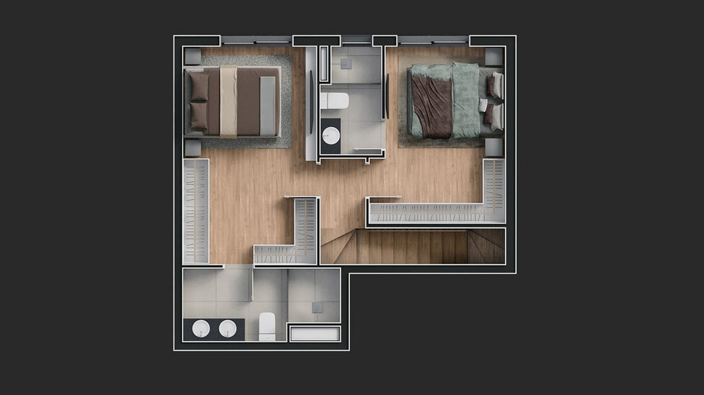 Planta - Planta 03 - 2 dorms