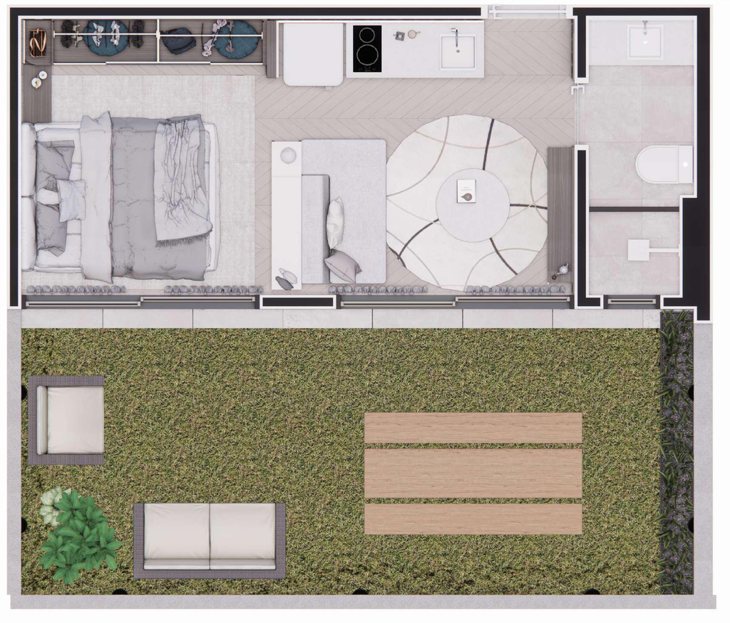 Apartamento, 1 quarto, 28 m² - Foto 17