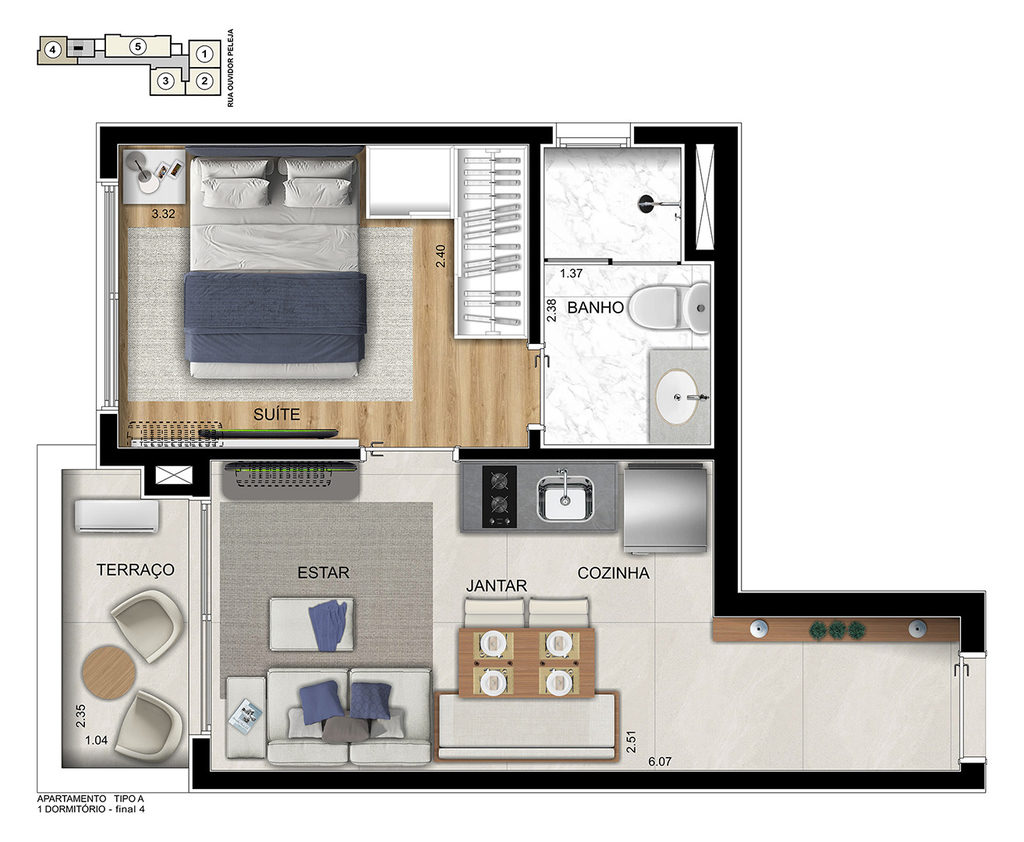 Apartamento, 2 quartos, 52 m² - Foto 23