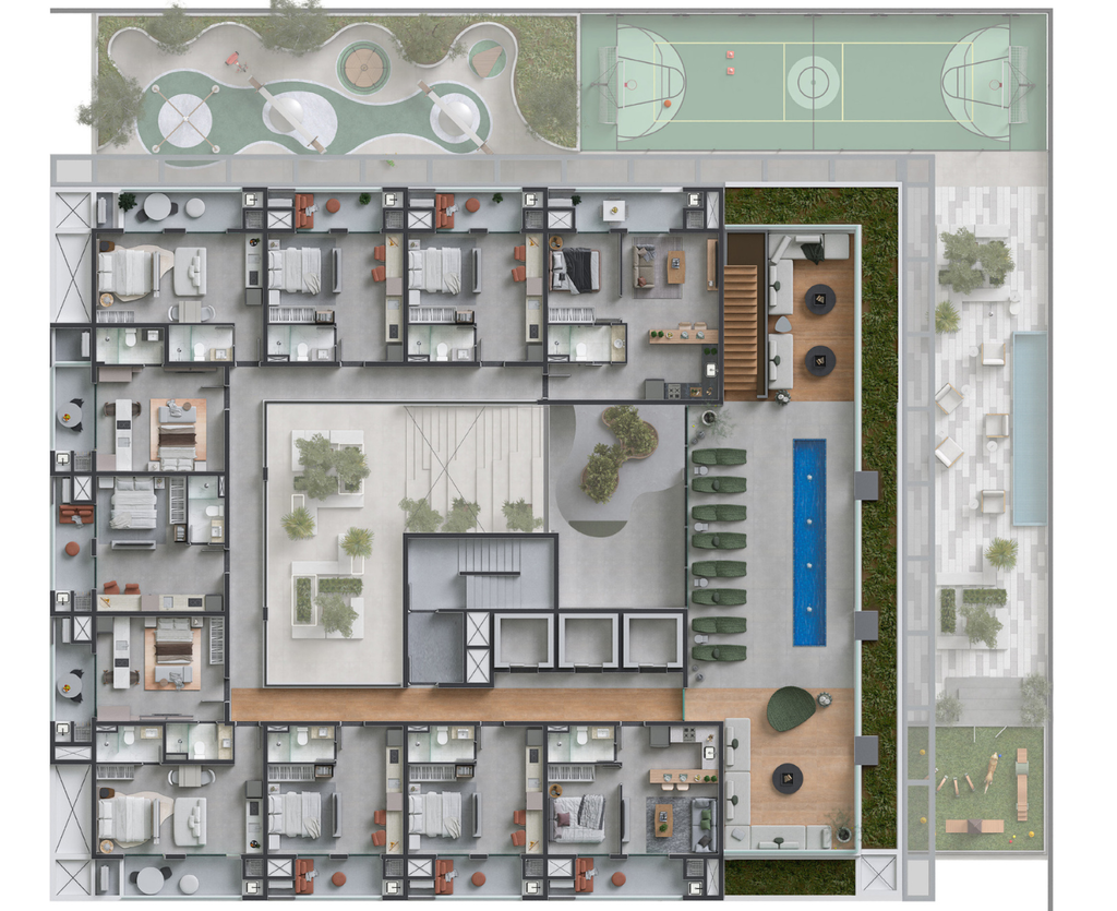 Apartamento, 1 quarto, 25 m² - Foto 32