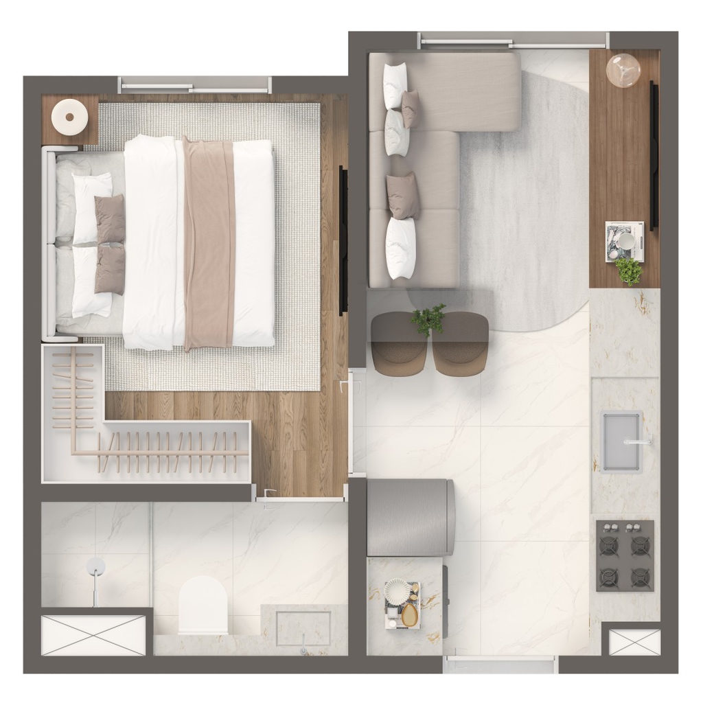 Apartamento, 1 quarto, 24 m² - Foto 33