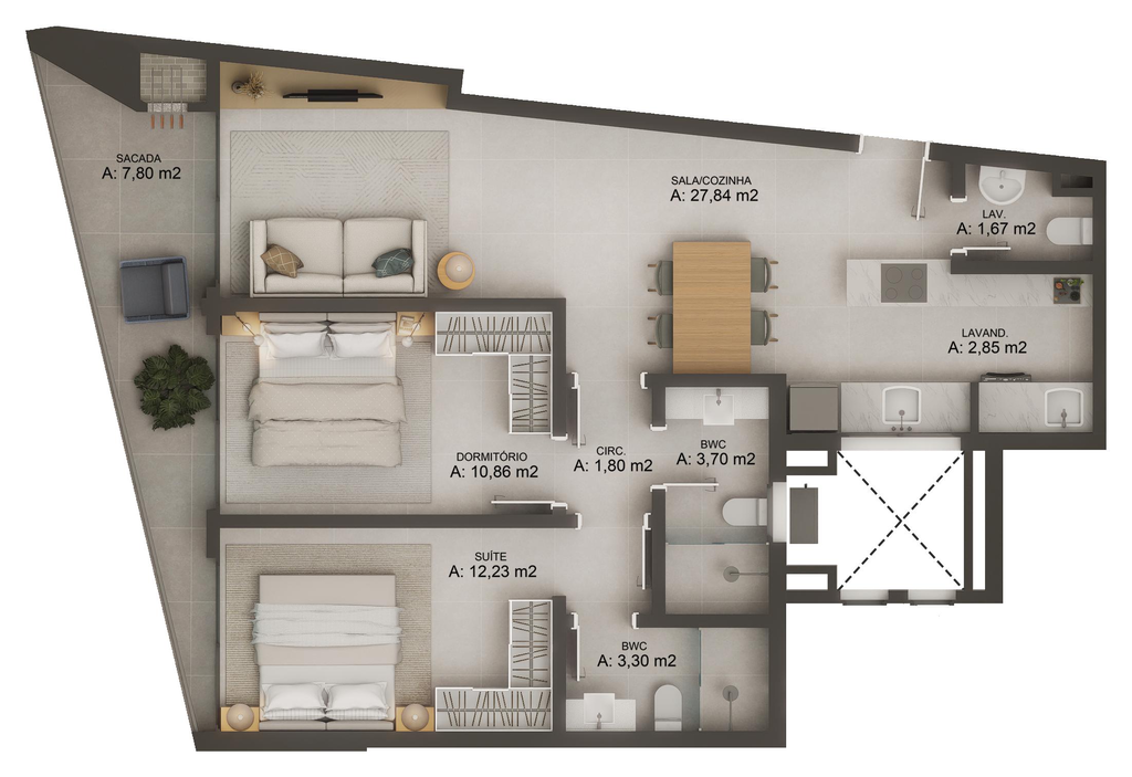 Apartamento, 4 quartos, 117 m² - Foto 30