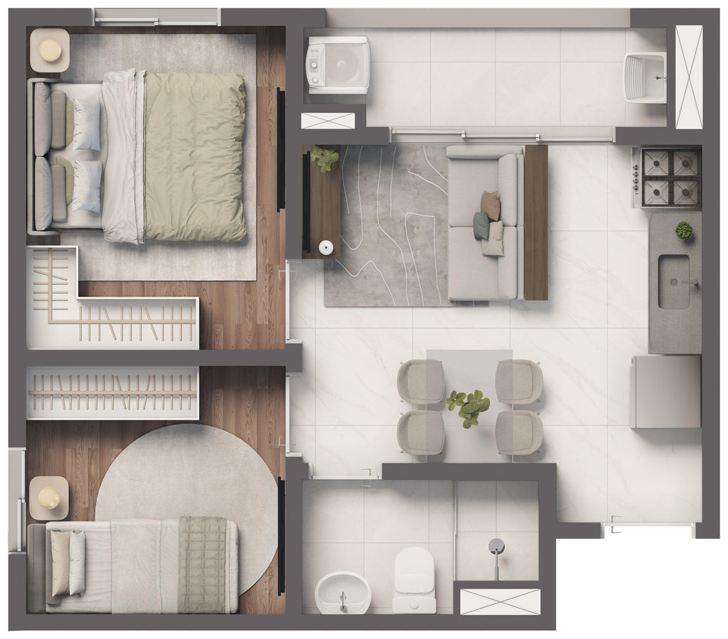 Apartamento, 1 quarto, 24 m² - Foto 38