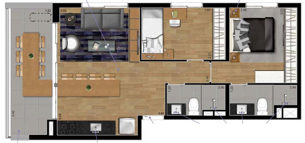 Apartamento, 2 quartos, 67 m² - Foto 22