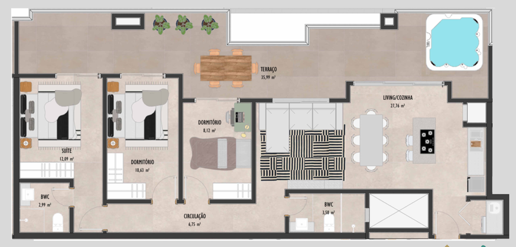 Apartamento, 3 quartos, 94 m² - Foto 96