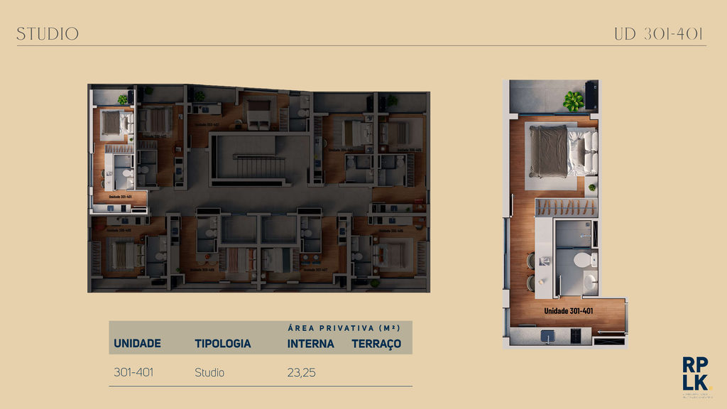 Planta - Unidade 301-401