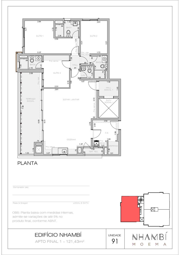 Apartamento, 3 quartos, 121 m² - Foto 14