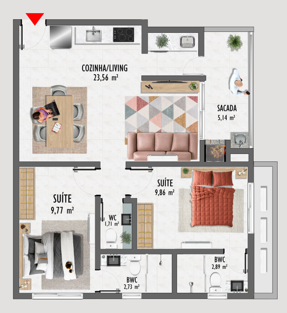 Apartamento, 3 quartos, 110 m² - Foto 14