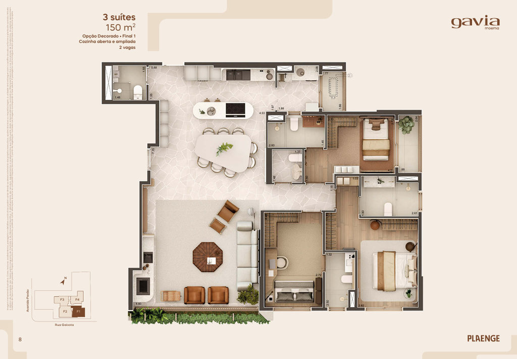 Cobertura, 1 quarto, 149 m² - Foto 36