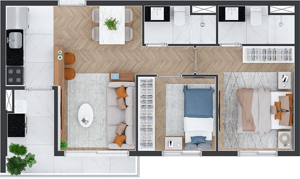 Apartamento, 2 quartos, 88 m² - Foto 23