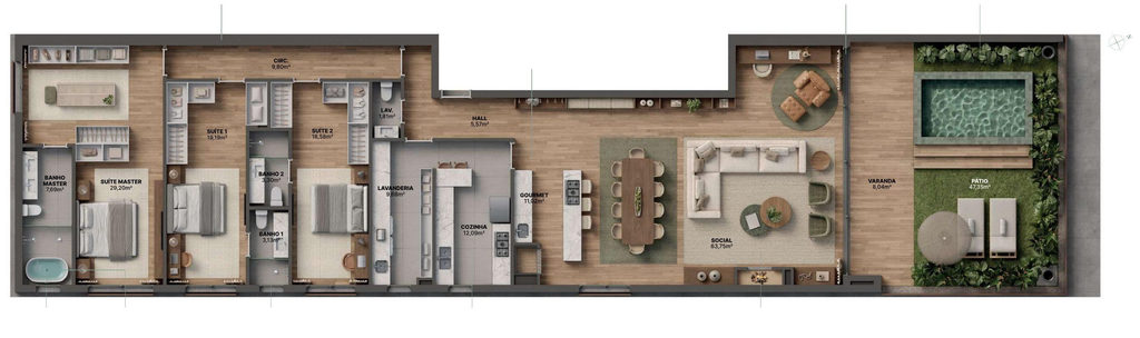 Apartamento, 3 quartos, 346 m² - Foto 29