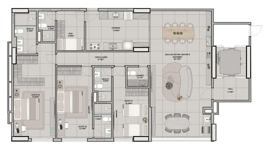 Apartamento, 3 quartos, 219 m² - Foto 14