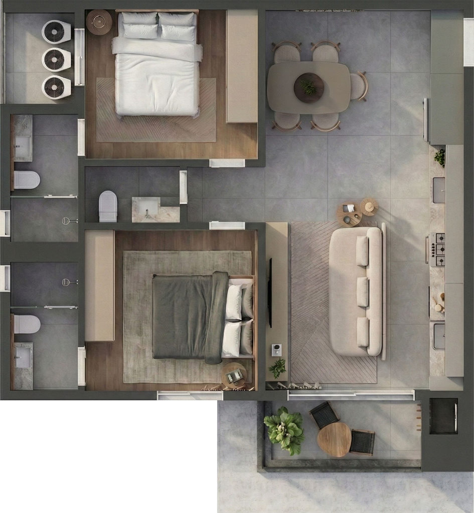 Apartamento, 1 quarto, 30 m² - Foto 53