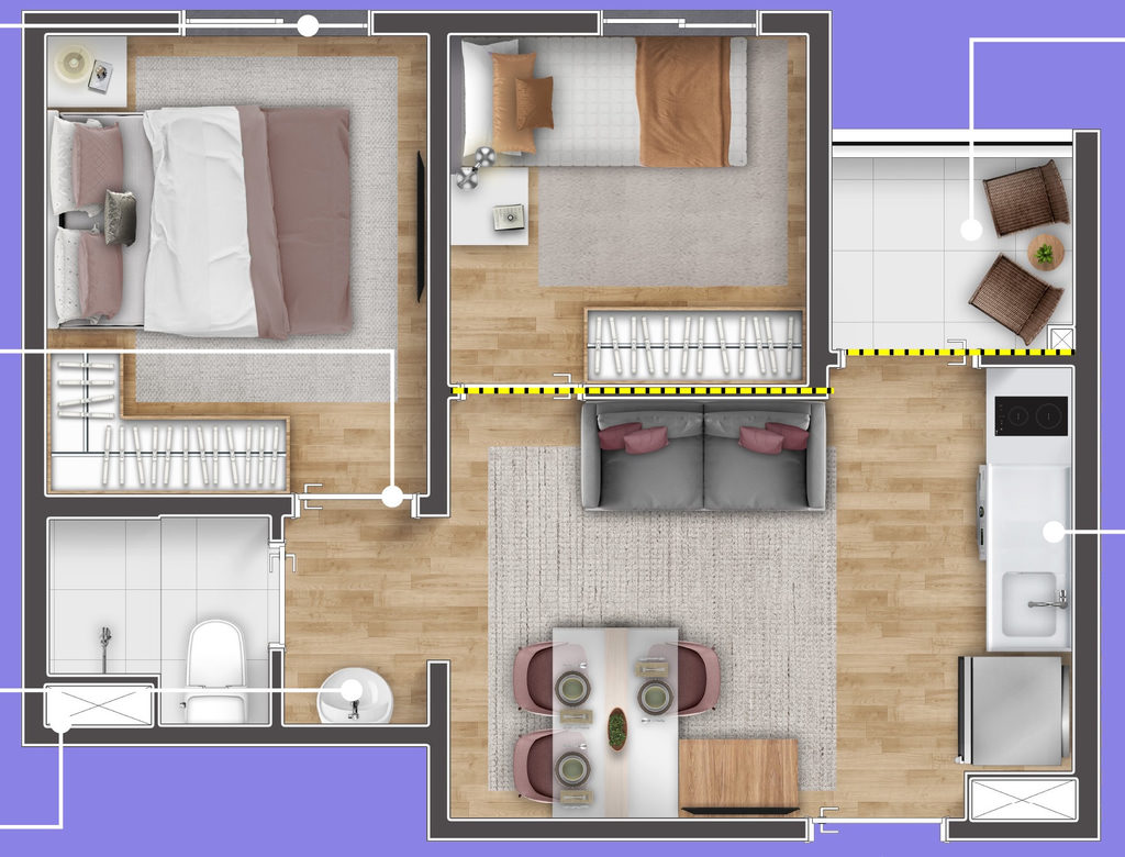 Apartamento, 1 quarto, 16 m² - Foto 10