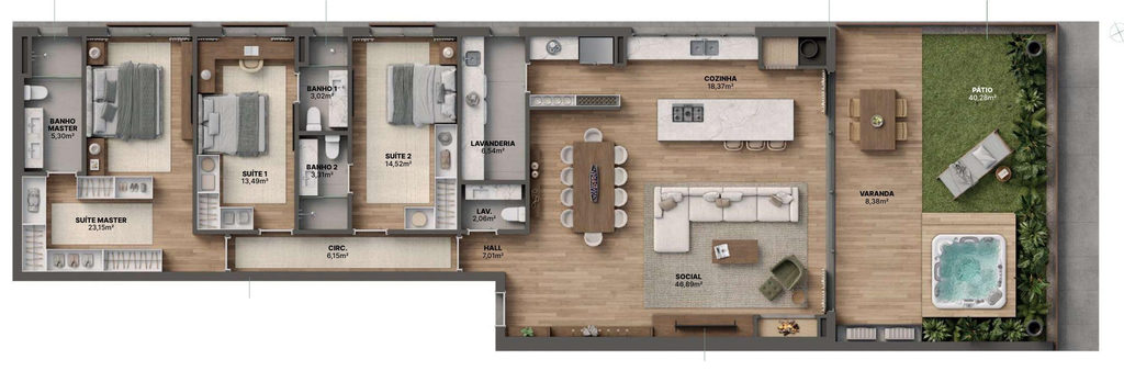 Apartamento, 3 quartos, 346 m² - Foto 21