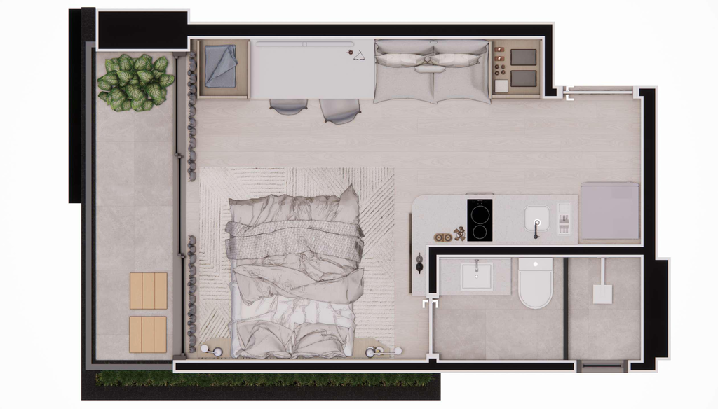 Apartamento, 1 quarto, 28 m² - Foto 14