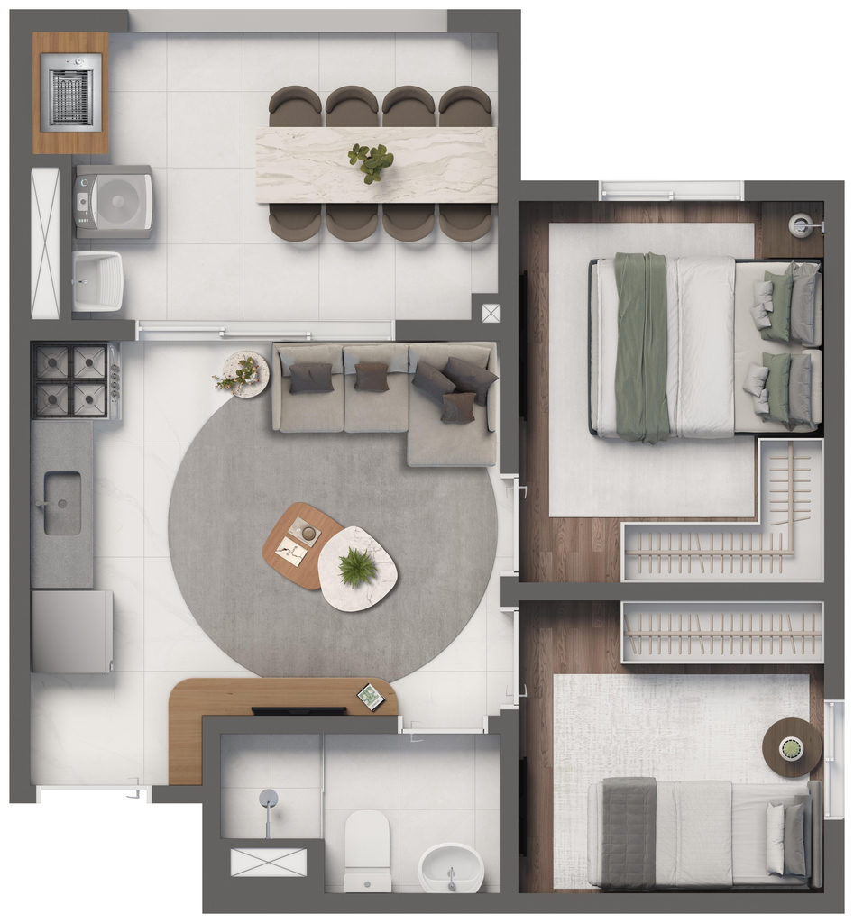 Apartamento, 1 quarto, 24 m² - Foto 40