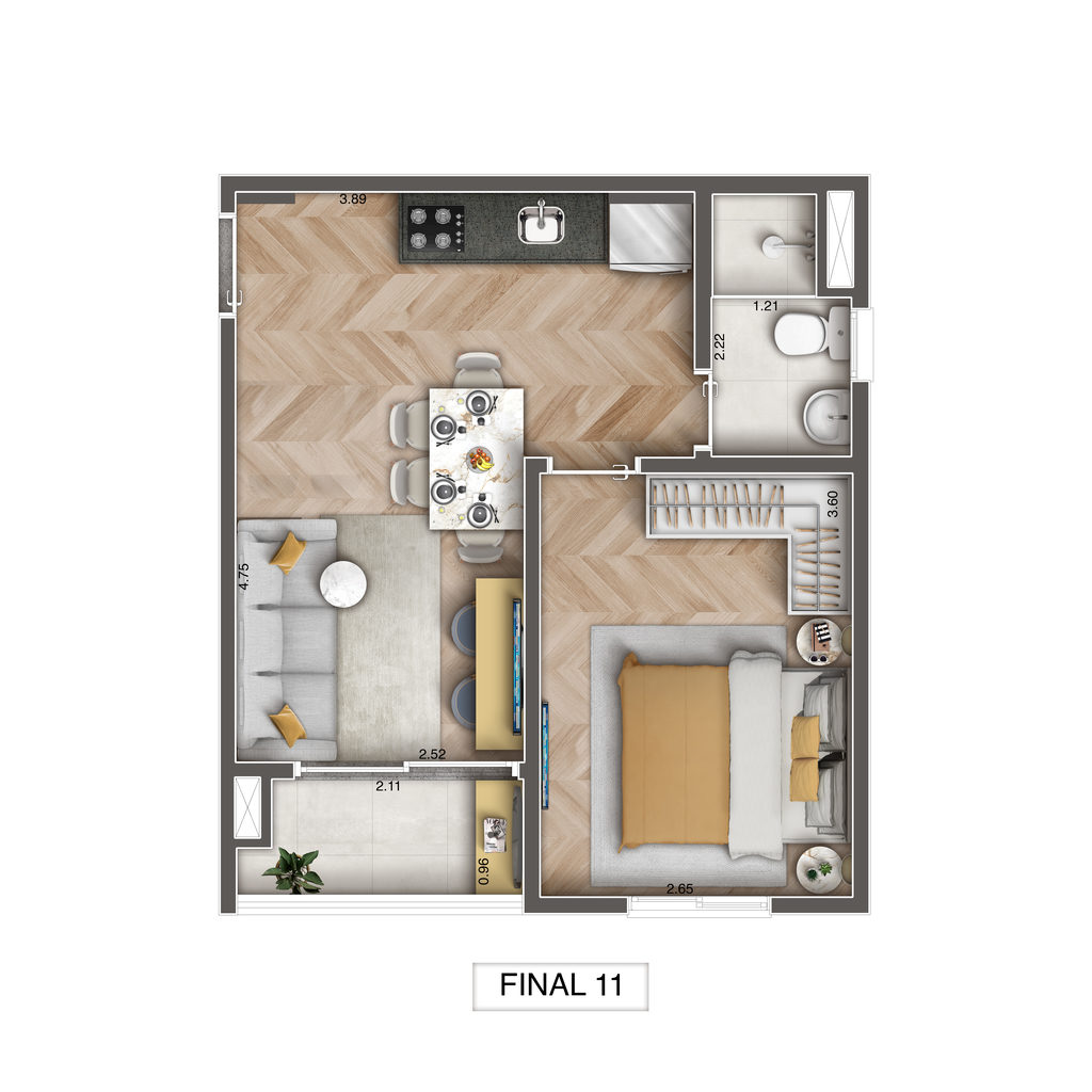 Apartamento, 1 quarto, 33 m² - Foto 26