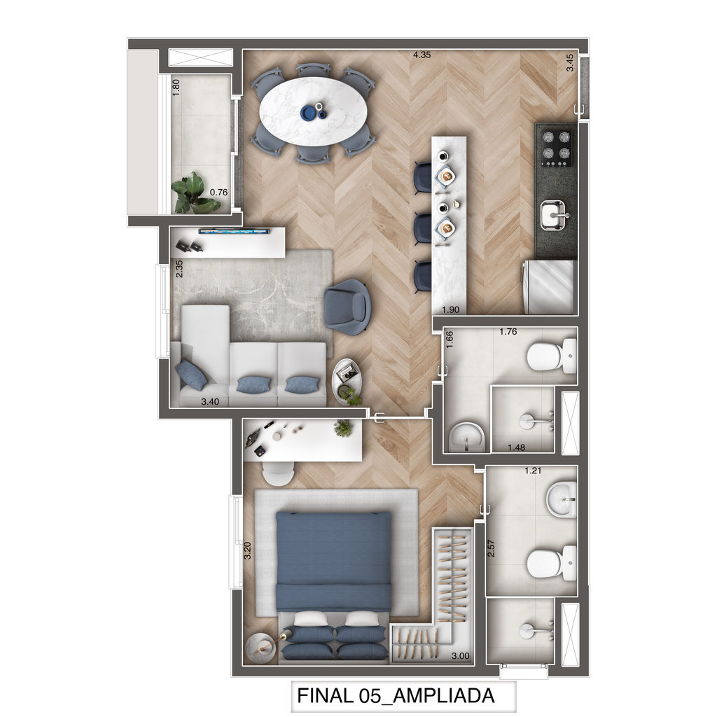 Apartamento, 1 quarto, 33 m² - Foto 30