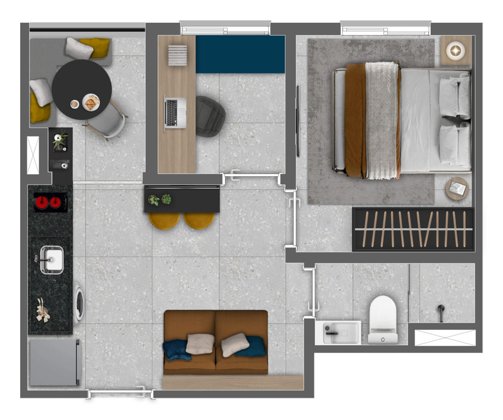 Apartamento, 1 quarto, 24 m² - Foto 13