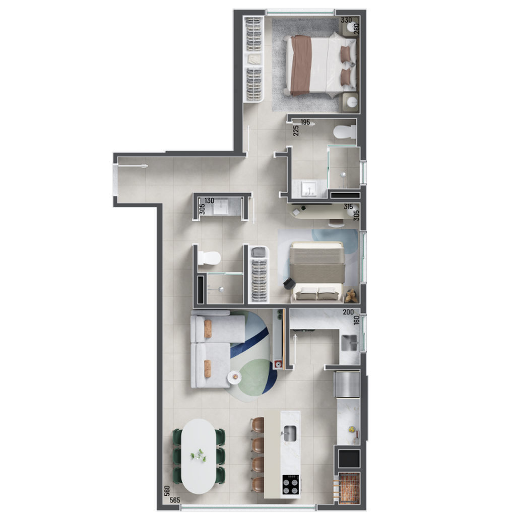 Apartamento, 1 quarto, 31 m² - Foto 36
