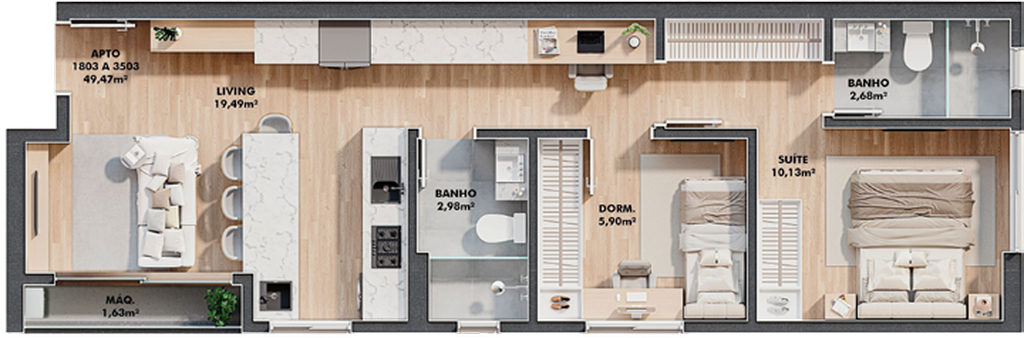 Apartamento, 1 quarto, 30 m² - Foto 41