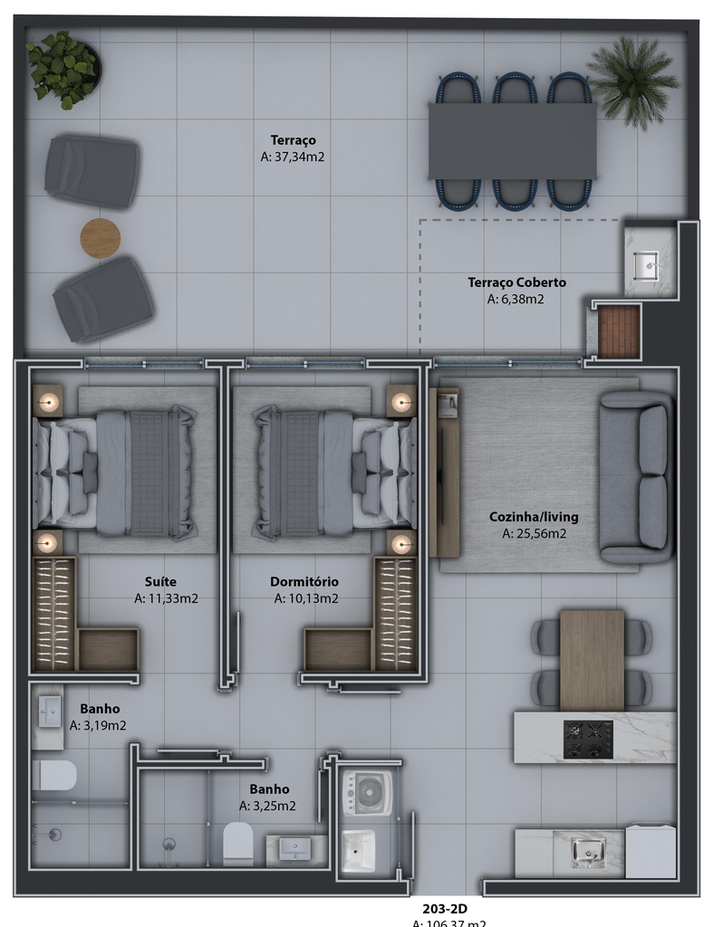 Apartamento, 2 quartos, 81 m² - Foto 69