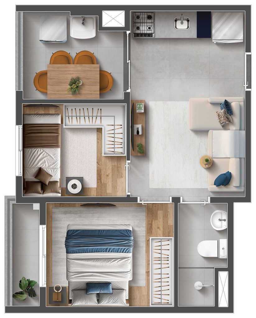 Apartamento, 1 quarto, 29 m² - Foto 33