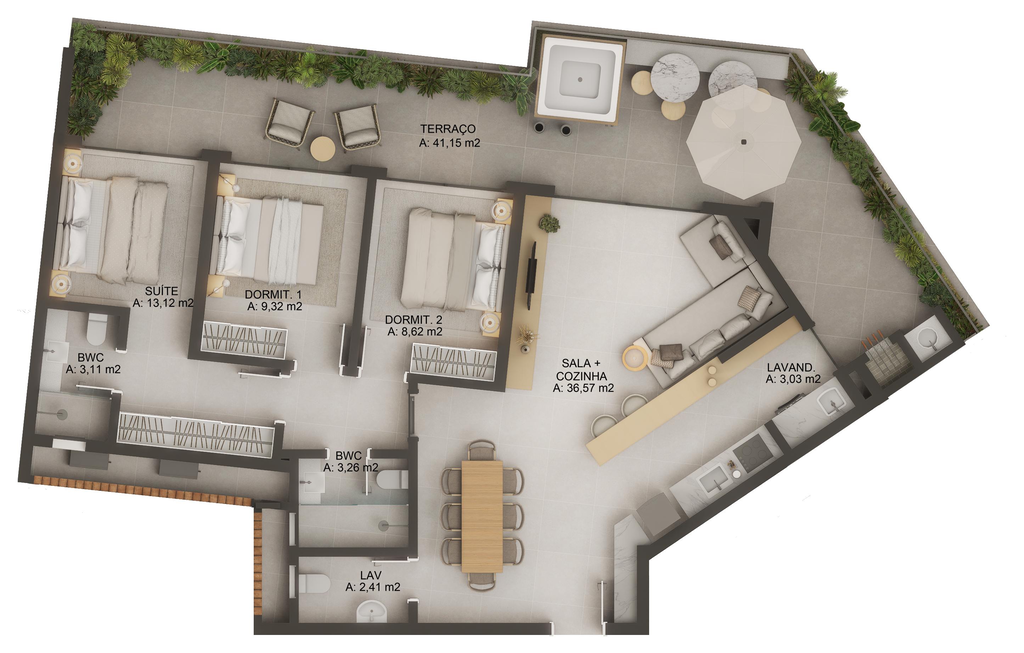 Apartamento, 4 quartos, 117 m² - Foto 44