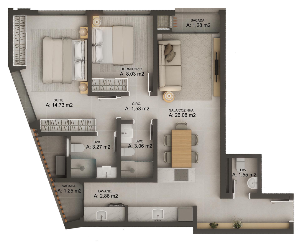 Apartamento, 4 quartos, 117 m² - Foto 26