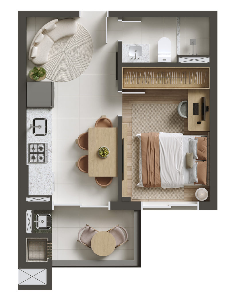 Apartamento, 1 quarto, 24 m² - Foto 27