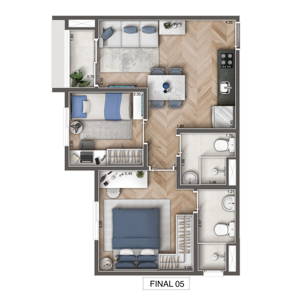 Apartamento, 1 quarto, 33 m² - Foto 29