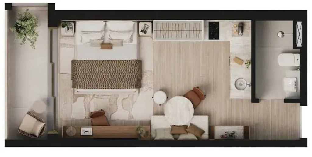 Apartamento, 1 quarto, 27 m² - Foto 51