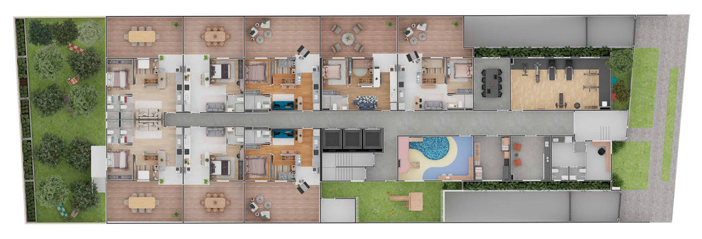 Apartamento, 2 quartos, 43 m² - Foto 19